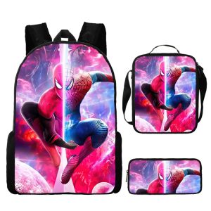 Cartable Spider Man 3 en 1 Ciel Rouge