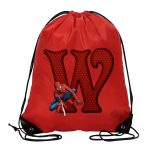 Sac à Dos de Sport Spider Man Alphabet W