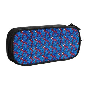 Trousse à crayons Spider Man Bleu