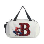 Sac de Voyage Spider Man Blanche Lettre B