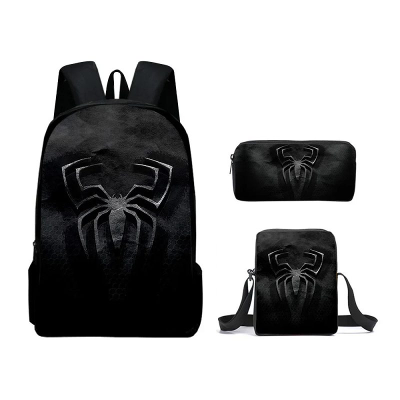 Cartable Spider Man 3 en 1 Triple black