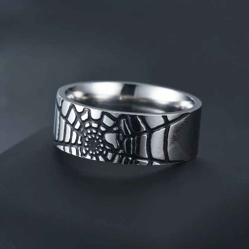 Bague Spider Man Simple en Toile d'Araignée – Image 4