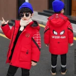 SpiderMan Boys Jacket Rouge