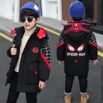 SpiderMan Boys Jacket noir