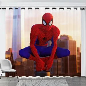 Anime City Heroes Sports Spiderman Window