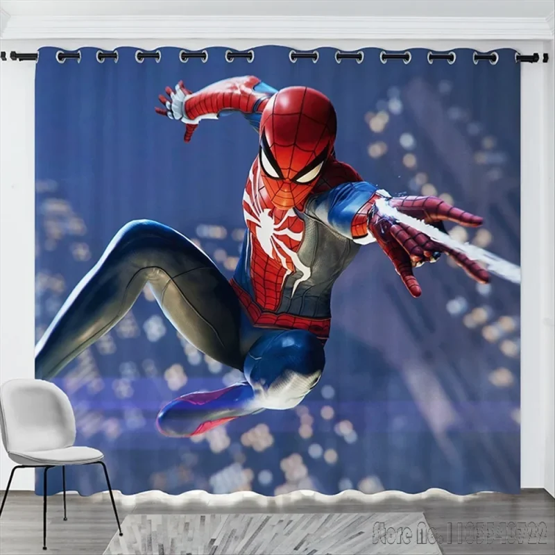 Anime City Heroes Sports Spiderman Window