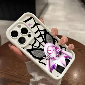 Coque de Téléphone - Spider Man Gwen Rose araignée