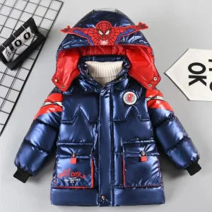 Veste Imperméable Spiderman Enfant - Chaud et Résistant
