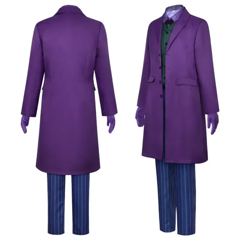 Costume Joker Cosplay Film Batman 6 Pcs – Image 3