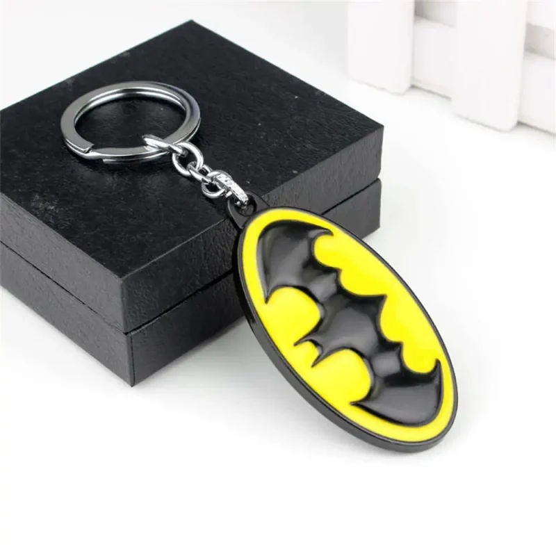 Porte-clés Logo Batman - Noir et Jaune – Image 6