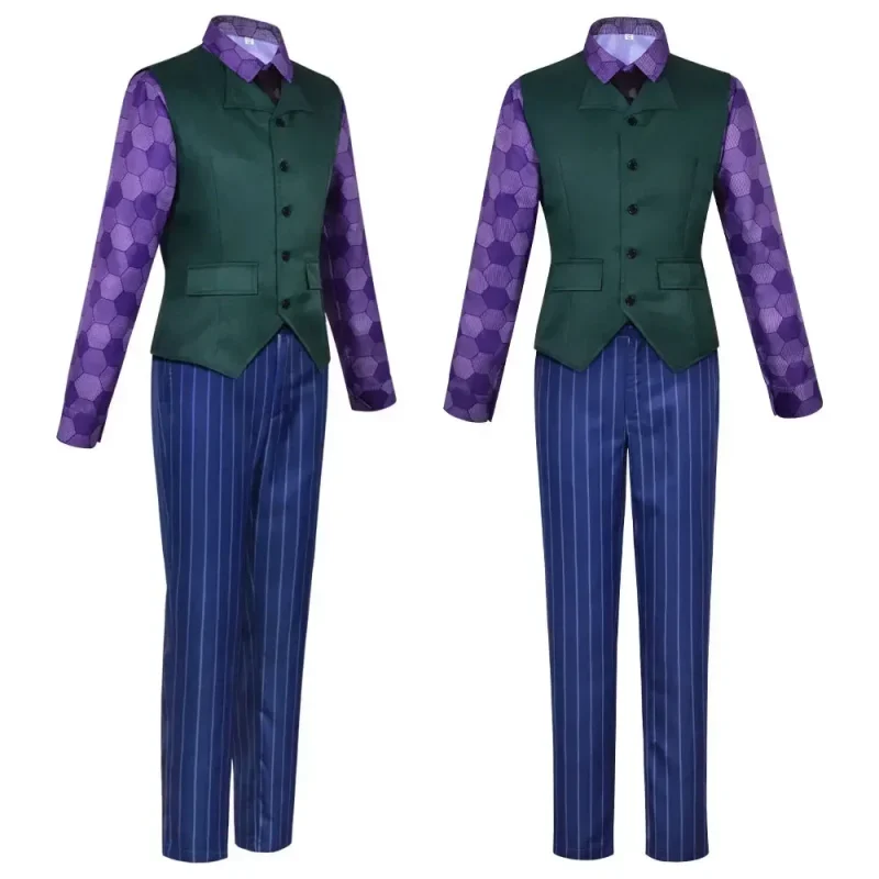 Costume Joker Cosplay Film Batman 6 Pcs – Image 4