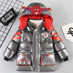 Manteau Spiderman Enfant - Idéal pour l’École et les Sorties
