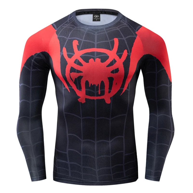 T-shirt de Compression Miles Morales - Spiderman avec manches – Image 2