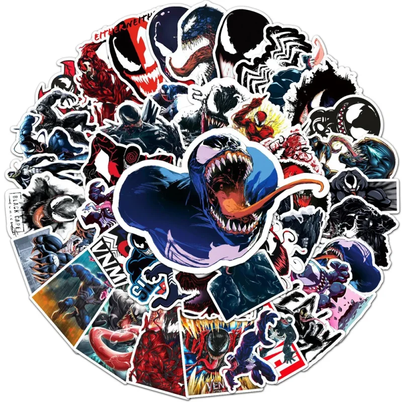 50PCS Comics Movie Venom Villain Graffiti Stickers